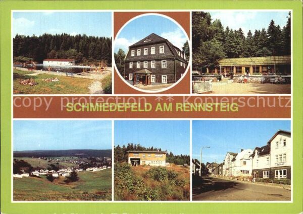 Schmiedefeld Rennsteig Waldbad Crux Restaurant Thüringer Hof