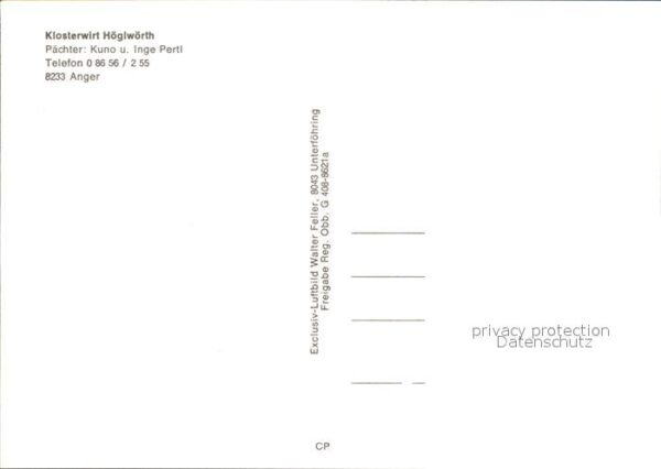 Anger Chiemgau Klosterwirt Höglwörth Fliegeraufnahme – Bild 2