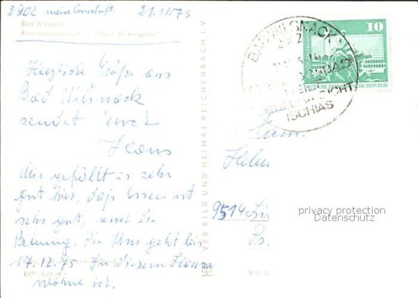 Bad Wilsnack Rheumasanatorium Haus-Birkengrund – Bild 2