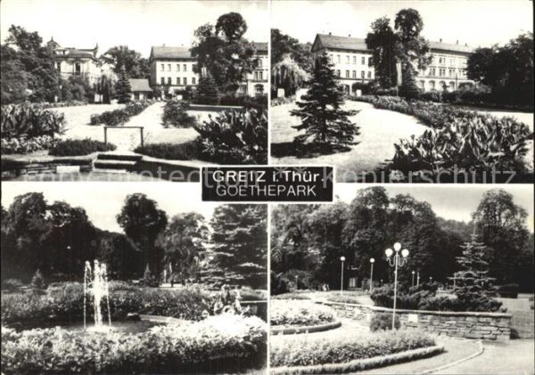 Greiz Thueringen Goetheplatz