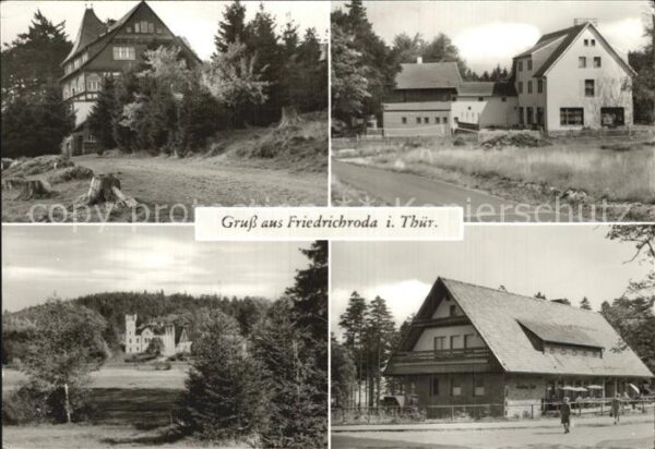 Friedrichsroda Spießberghaus Tanzbuche Schloß-Rheinhar