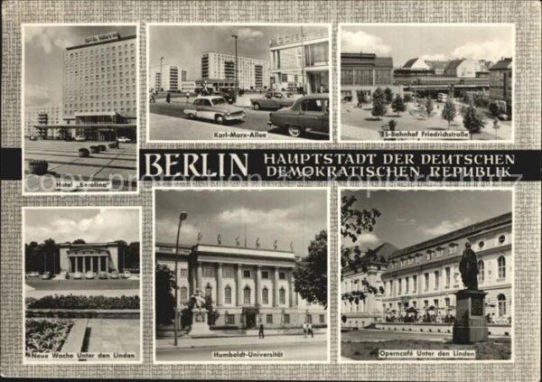 Berlin Humboldt-Universität Unter den Linden O