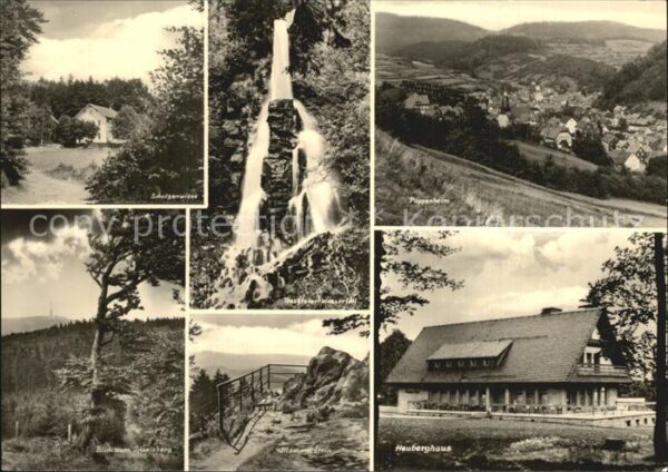Pappenheim Thueringen Heuberghaus Wasserfall