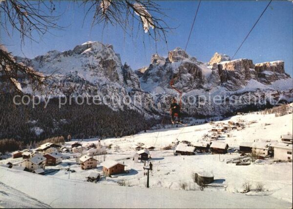 Colfosco Dolomiten Sessellift