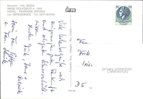 Colfosco Hotel Pension Riposo – Bild 2