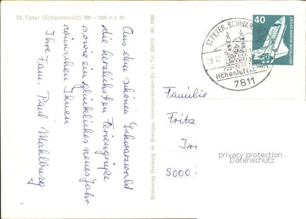 St Peter Schwarzwald Sessellift – Bild 2