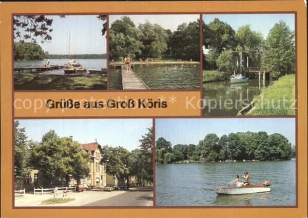 Gross Koeris Schulzensee Zugbrücke über Moddergraben