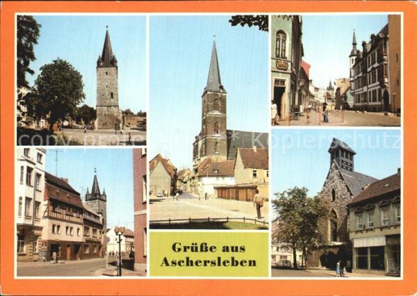Aschersleben Johannestrum Markt Tie
