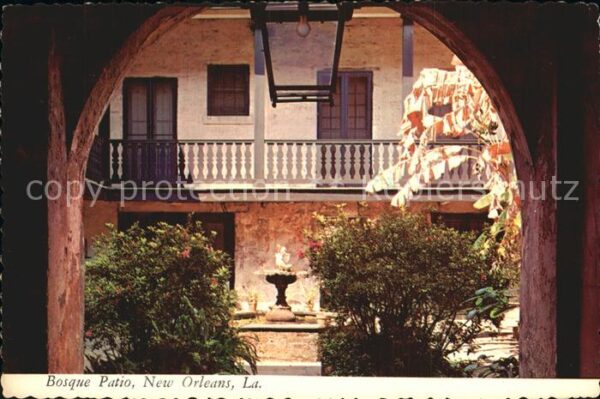 New Orleans Louisiana Bosque Courtyard Chartres Street