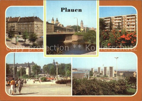 Plauen Vogtland Wilhelm-Külz-Brücke Seehaus Gerhard-Voi