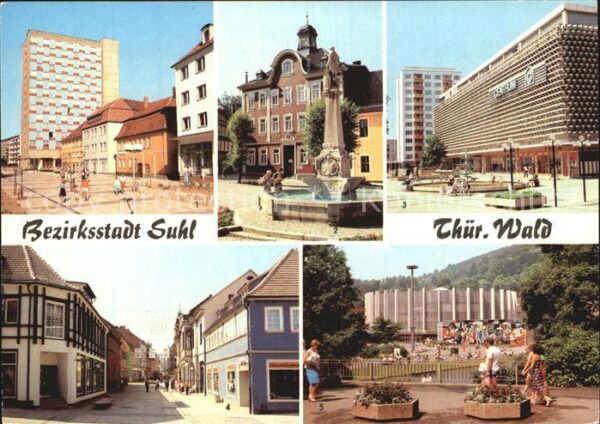 Suhl Thueringer Wald Wilhelm-Pieck-Strasse Waffenschmieddenk