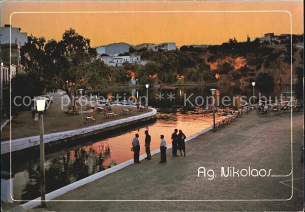 Nikolaos Agios Kreta Partie am Kanal