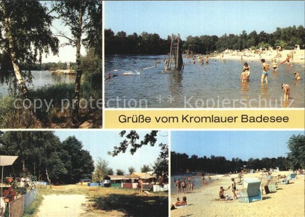Kromlau Badesee Strand Camping