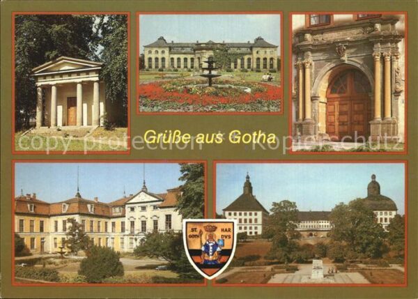 Gotha Thueringen Dorischer Tempel Orangerie Schloß-Fried