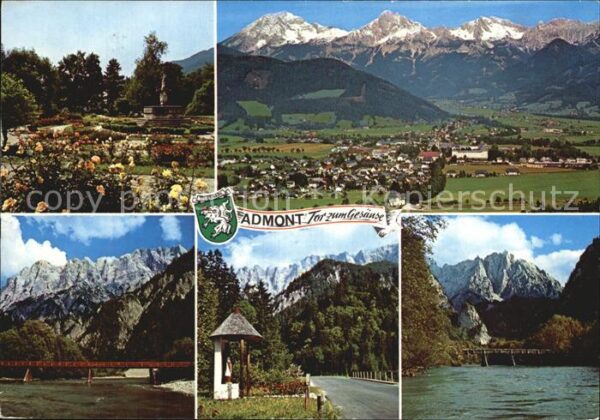 Admont Steiermark Stiftshof Rosarium Haller Mauern
