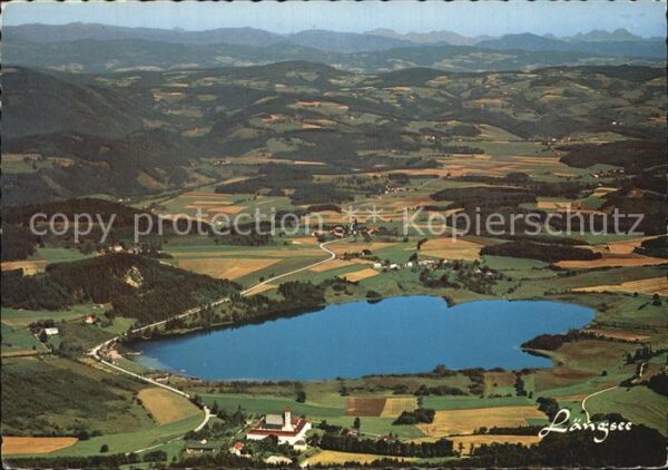 St Georgen Gailtal Fliegeraufnahme Längsee