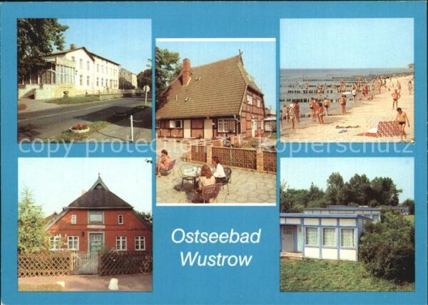 Wustrow Ostseebad Strand Cafe-Sonnenhof Ferienheim-Helgol