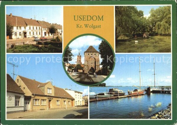Usedom Anklamer Tor Wässering Hafen