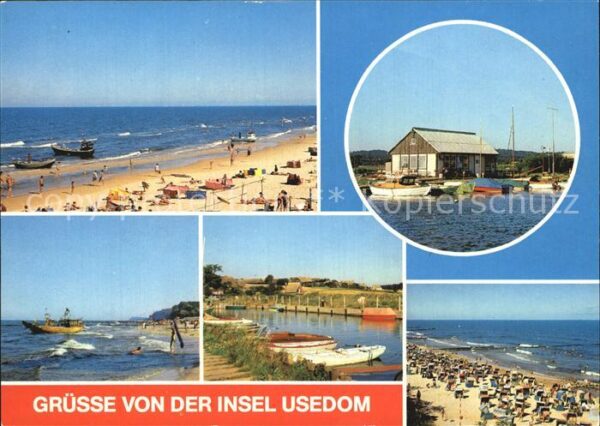 Ueckeritz Usedom Kölpinsee Koserow Strand Hafen