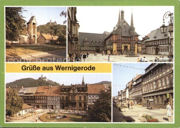 Wernigerode Harz Stadtmauer Nikolaiplatz Breite-Strasse