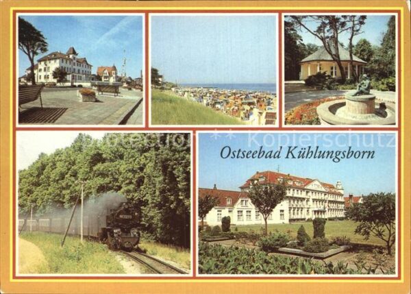 Kuehlungsborn Ostseebad Erholungsheim Jochen Weigert Strand Kon