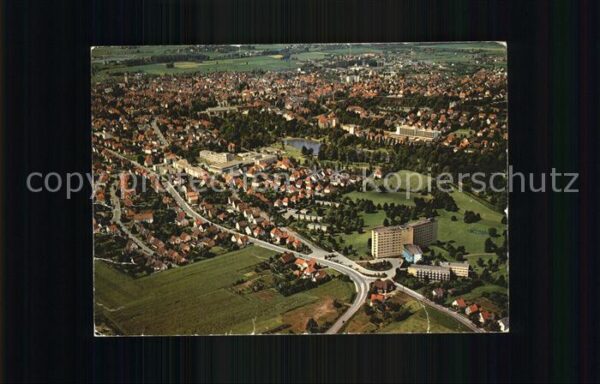 Bad Salzuflen Luftaufnahme Kurklinik Lipperland Hotel