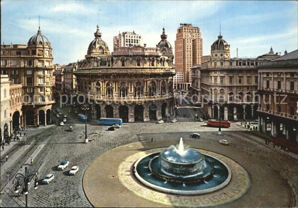 Genova Genua Liguria Piazza De Ferrari