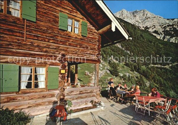 Mittenwald Bayern Brunnsteinhütte Karwendelgebirge