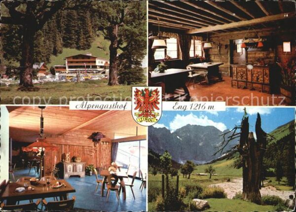 Hinterriss Tirol Alpengasthof Eng am Grossen Ahornboden