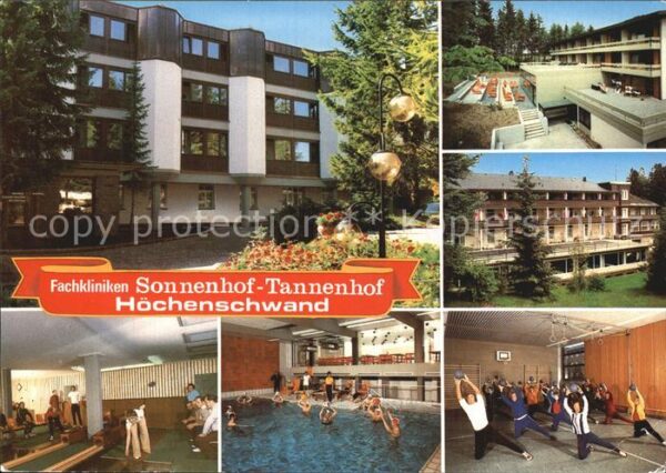 Hoechenschwand Fachkliniken Sonnenhof Tannenhof Kurort