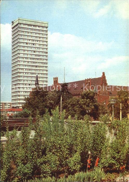 Frankfurt Oder Hochhaus  Platz der Republik Jugendtour