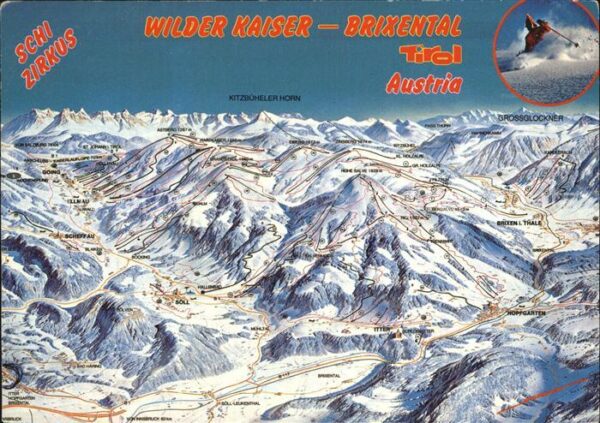 Tirol Region Wilder Kaiser Brixental Kitzbühler Horn