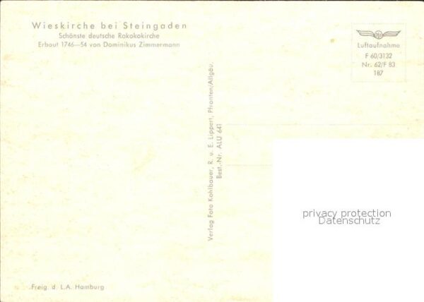Steingaden Oberbayern Wieskirche Deutsche Rokokokirche – Bild 2