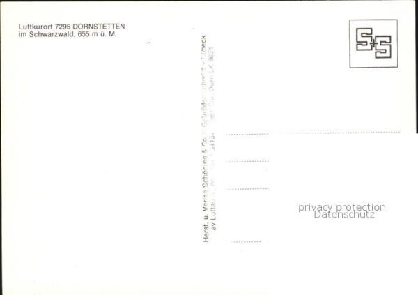 Dornstetten Wuerttemberg Luftkurort Ortsansicht – Bild 2