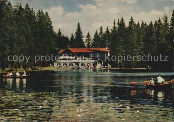 Abersee St Gilgen Salzkammergut Aberseehaus am Grossen Abersee Bayer. W