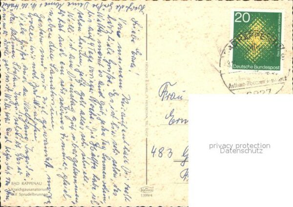 Bad Rappenau Kraichgausanatorium Sprudelbrunnen – Bild 2