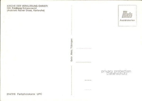 Feldberg Schwarzwald Kirche – Bild 2