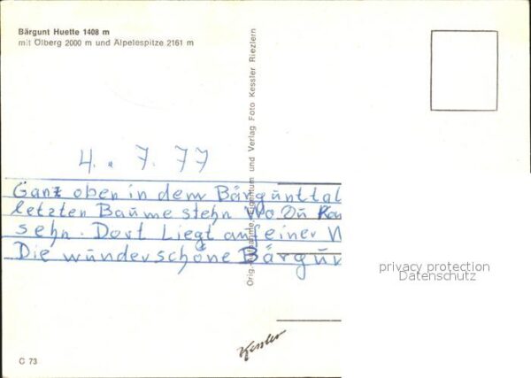 Baergunthuette Ölberg Alpelespitze – Bild 2