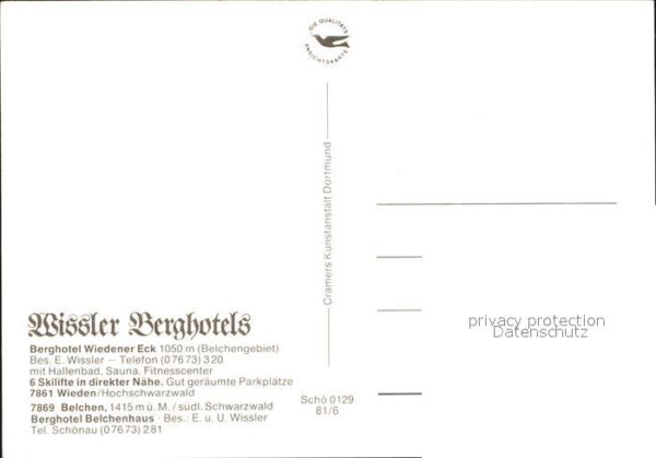 Belchen Baden Wissler Berghotels Wieden Berghotel Bel – Bild 2