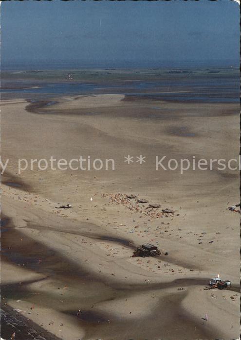 St Peter-Ording Nordseeheilbad Ordinger Sandbank Luftau