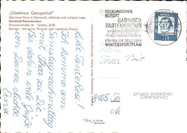 Garmisch-Partenkirchen Gästehaus Georgenhof – Bild 2