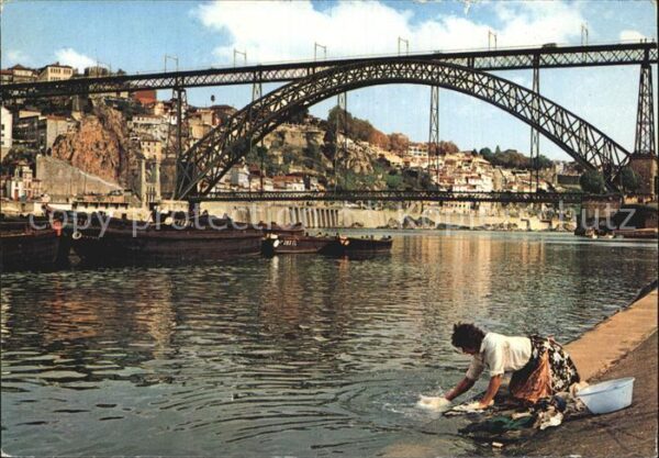 Portugal Porto Hafen Luis e rio Douro