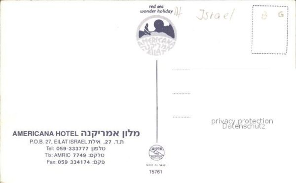 Eilat Eilath Israel Americana Hotel mit Pool – Bild 2