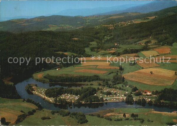 Pirka Steinkirchen Fliegeraufnahme Camping Höllensteinsee