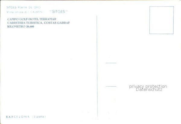 Sitges Fliegeraufnahme Campo Golf-Hotel Terram – Bild 2