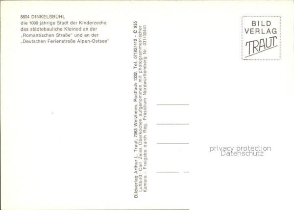 Dinkelsbuehl Fliegeraufnahme – Bild 2