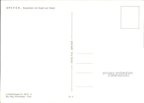 Speyer Rhein Fliegeraufnahme mit Kaiserdom – Bild 2