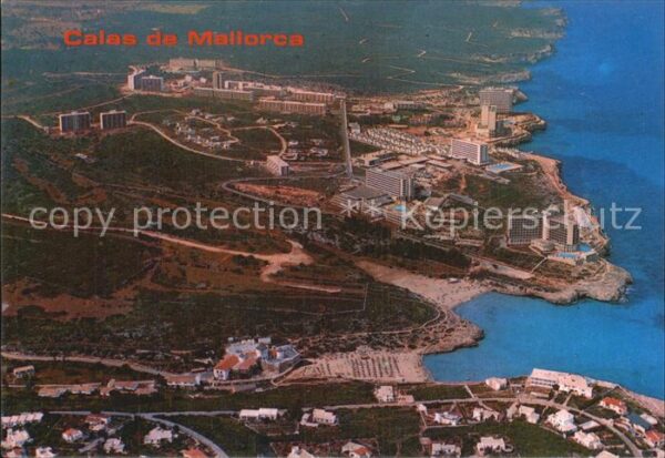 Calas de Mallorca Fliegeraufnahme