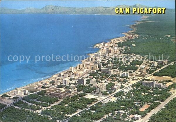 Can Picafort Mallorca Fliegeraufnahme
