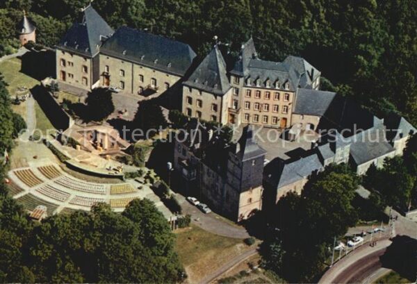 Wiltz Luxembourg Fliegeraufnahme Chateau et Theatre